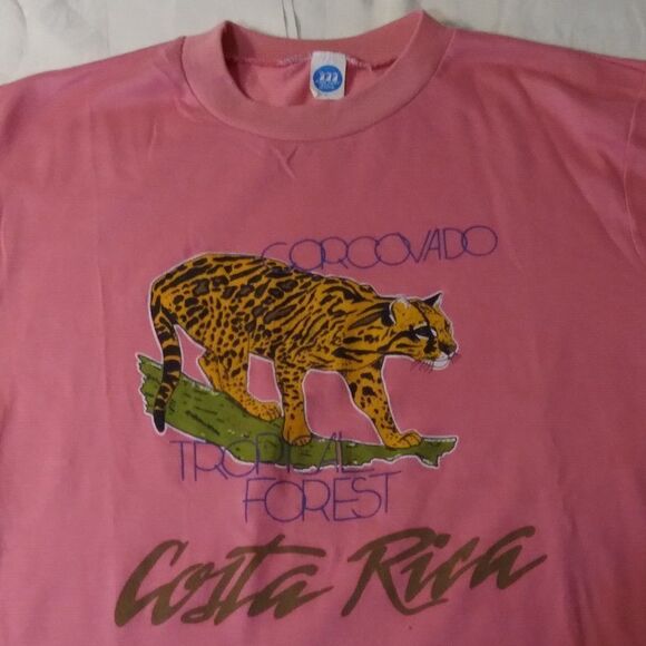 Vintage Corcovado Tropical Forest CR T-Shirt - Picture 2 of 7